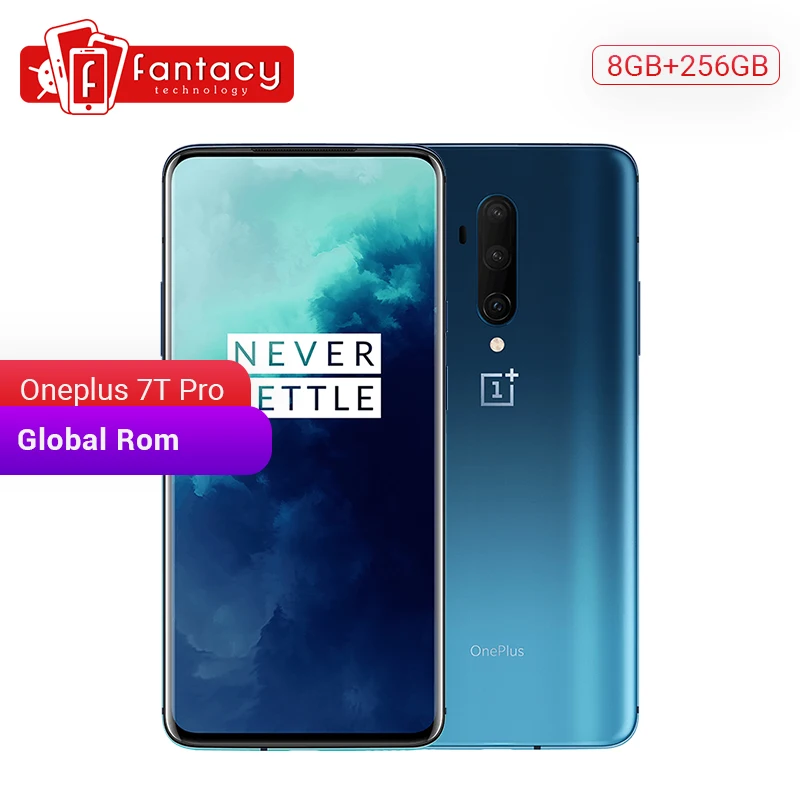 Телефон OnePlus 7T Pro с глобальной прошивкой 8 ГБ 256 Snapdragon 855 Plus 6 67 '' жидкий AMOLED экран