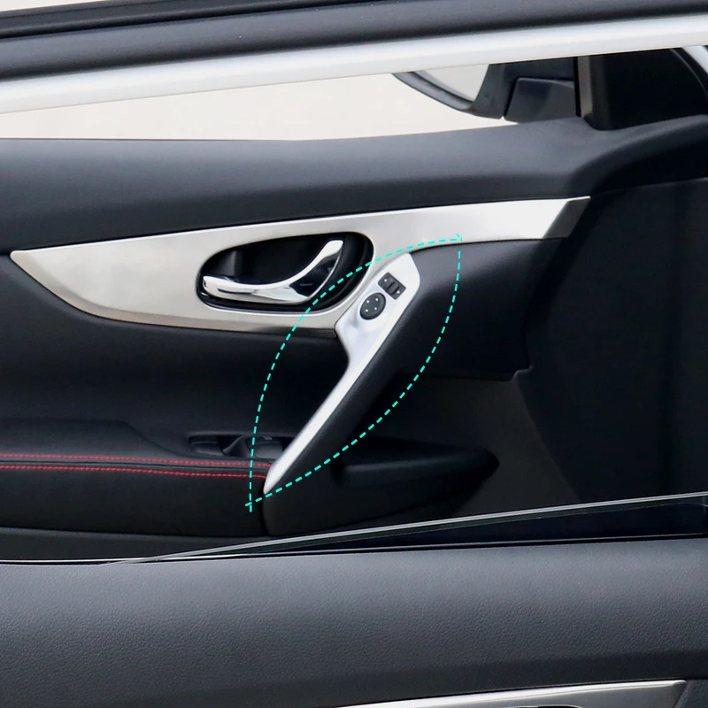 ABS левый руль Внутренняя передняя дверь подлокотник ручка панель украшение