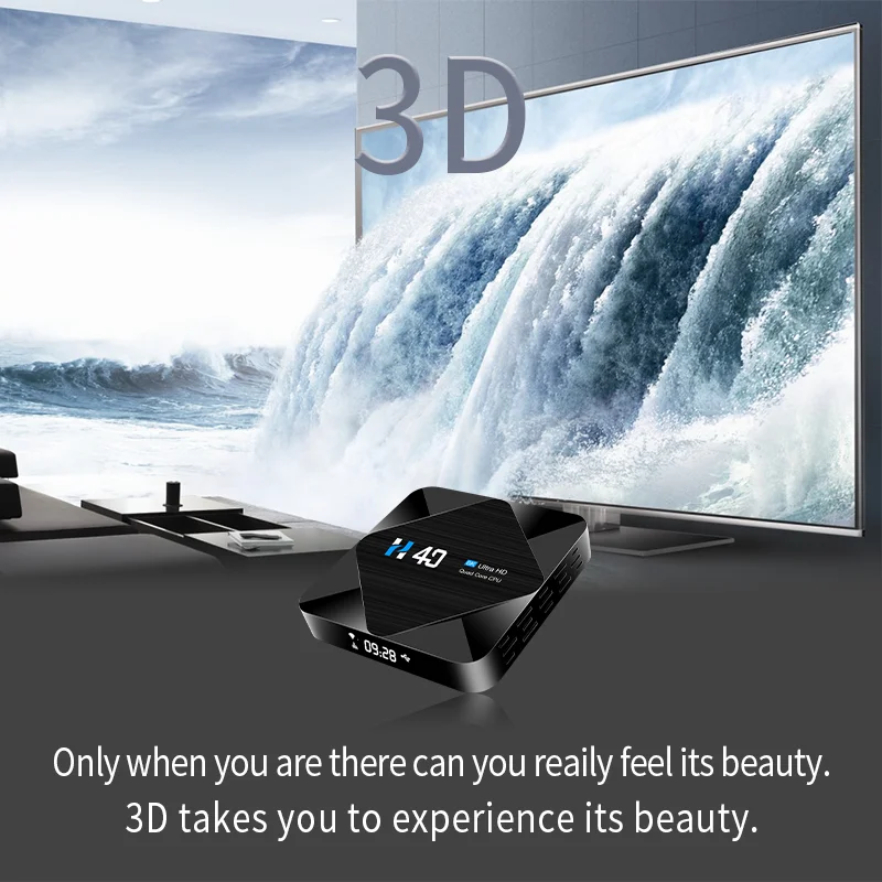 ТВ приставка HONGTOP на ОС android 10 4 ГБ 64 четырехъядерный процессор Allwinner H616 2 4G и 5G с Wi Fi