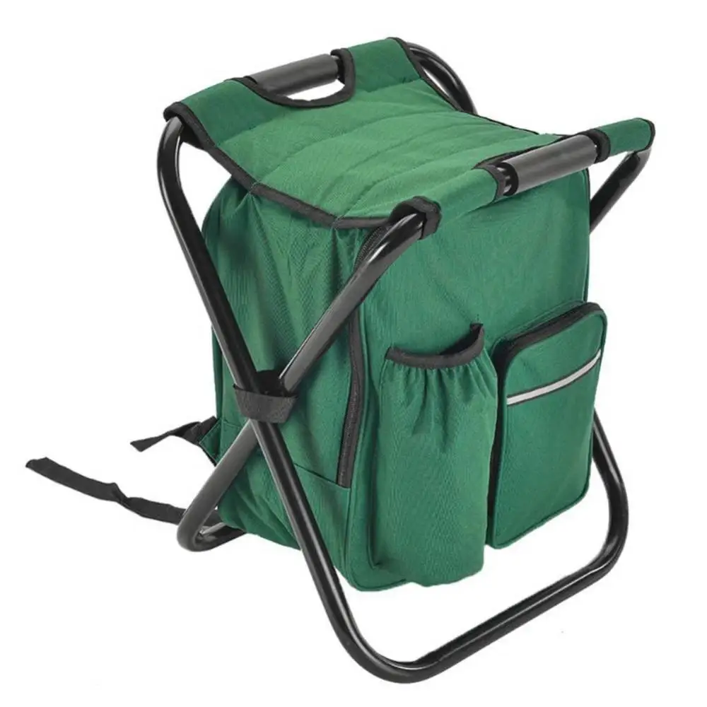 구매 접는 캠핑 낚시 의자 휴대용 배낭 쿨러 하이킹 피크닉 가방 стул для рыбалки Мебель для путешествий Cadeira