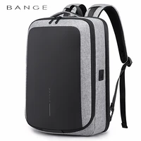 bange 2021 new arrival fashion men 15laptop backpack usb recharge technology backpacks anti theft waterproof travel backpack