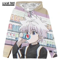 hunter x hunter 3d print hoodies funny killua manga pullover hoody boy girl daily outdoor sportswear sweatshirt oversized tops