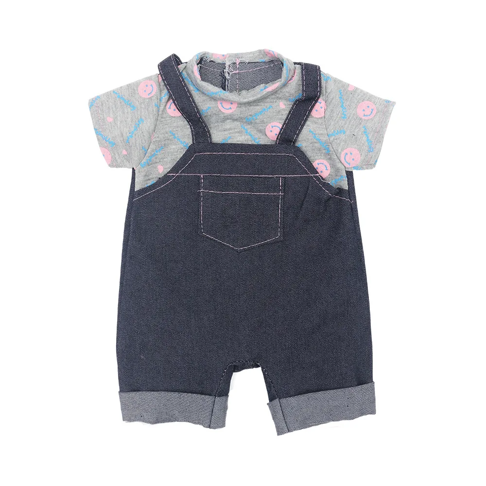 Fashion Clothes Suit Fit For 43cm Baby New Born Doll 17 Inch Dolls Clothes,Children best Birthday Gift - Цвет: Белый