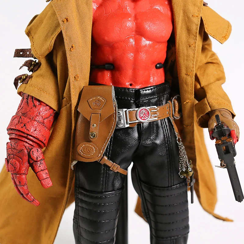 Горячие игрушки Hellboy II 2 Золотая армия ПВХ фигурка Коллекционная модель игрушки(настоящая одежда