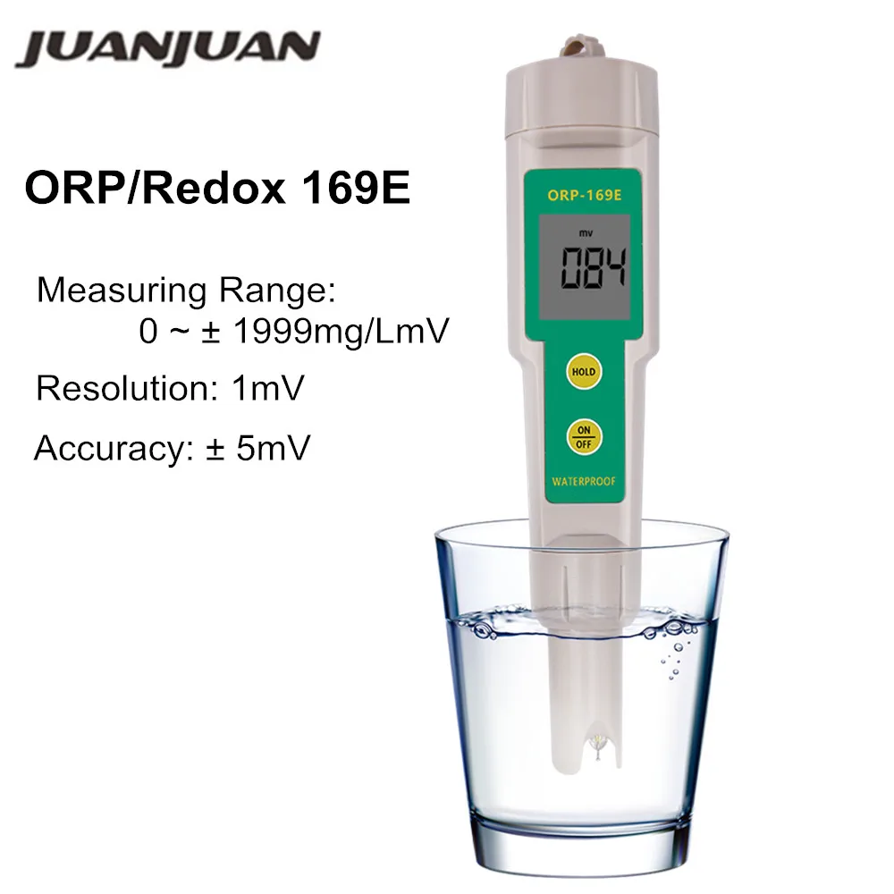 Новый ORP/Redox 169E Тестер Водонепроницаемый ORP метр тестер монитор ручка