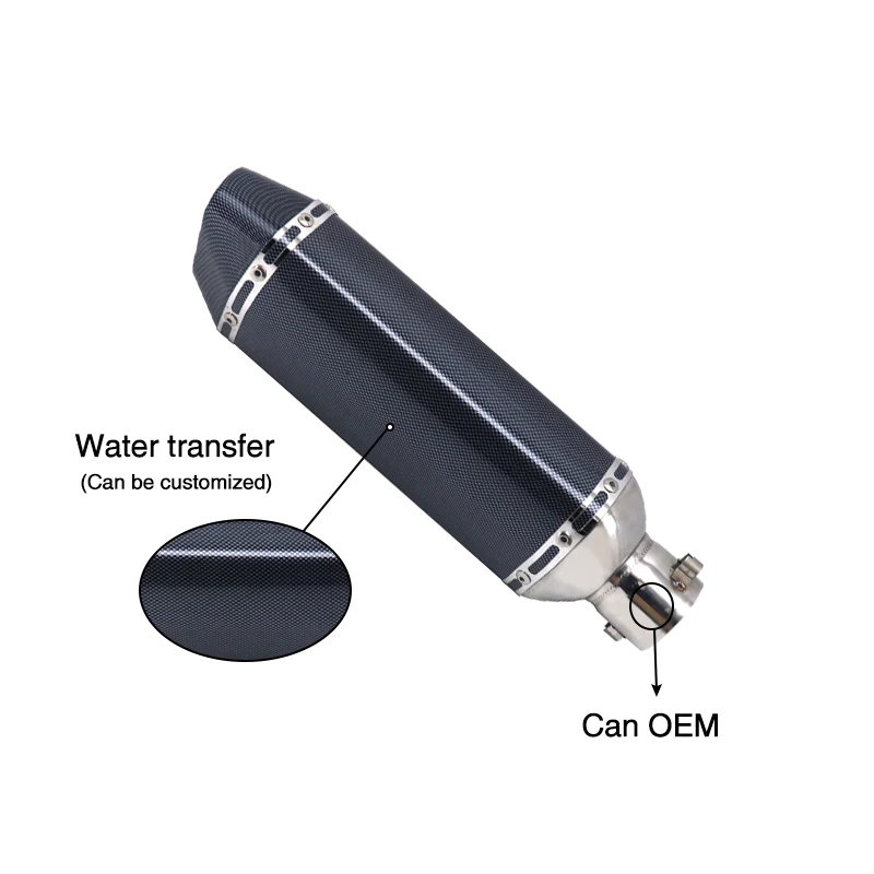 ALconstar 51mm Ak модифицированный глушитель выхлопных газов труба для скутера питбайка