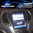 PX6 Автомобильный Bluetooth экран Tesla Android 9,0 GPS-навигация Мультимедиа для Hyundai Santa Fe 2014 IX45 радио головное устройство стерео DSP