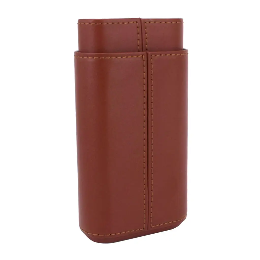 

Portable PU Leather Cigar Humidor Travel Carrying Case Gifts for Friends Father