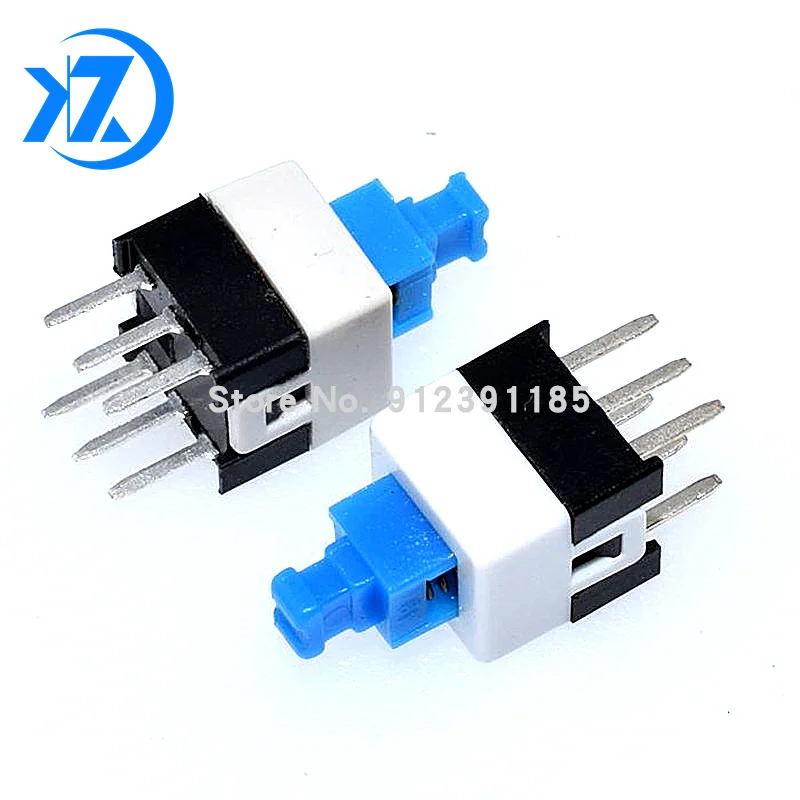 10PCS/LOT 5.8*5.8 7*7 8*8 8.5*8.5mm Self Locking Push Tactile Power Micro Switch Kit 6 Pin Button Switches | Обустройство дома