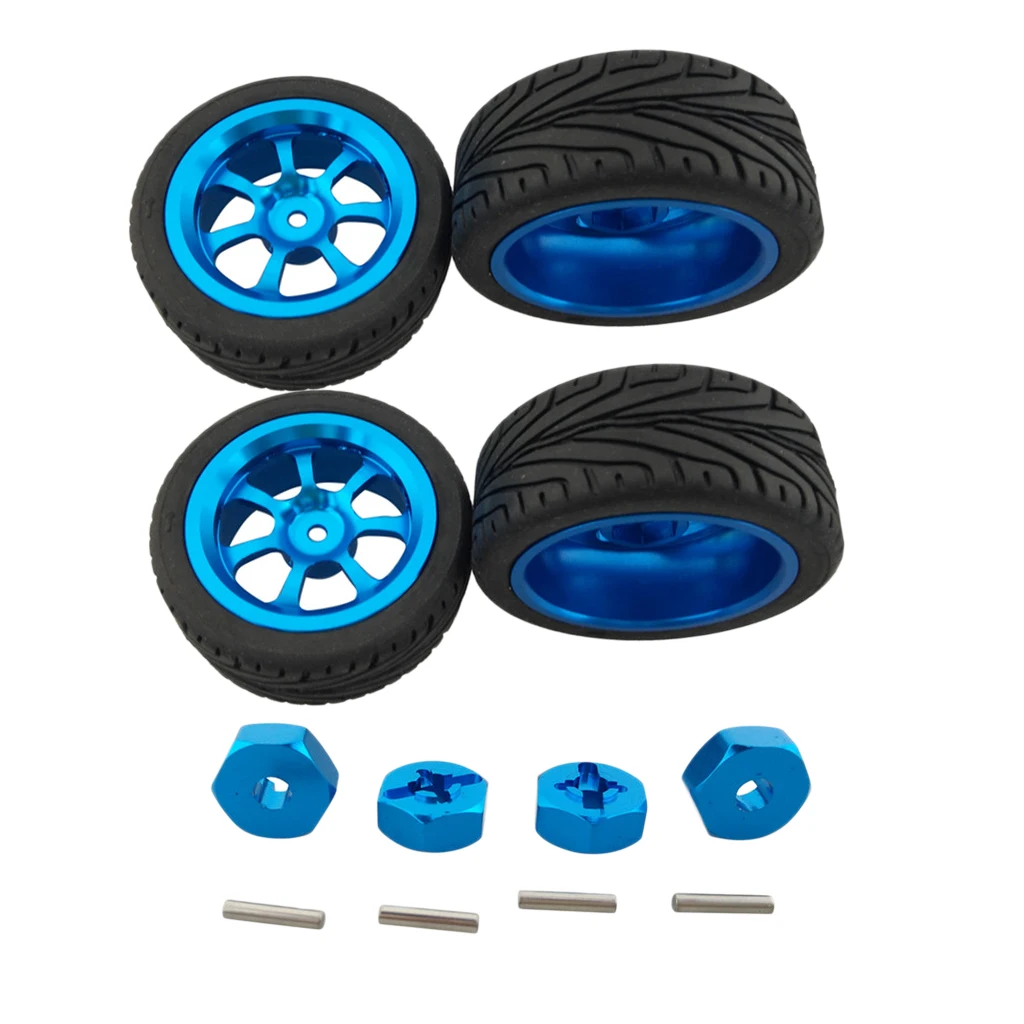 Набор/4 шт шины колеса и шестигранные гайки для 1:18 Wltoys A959 B A969 A949 A979 K929 B|Детали