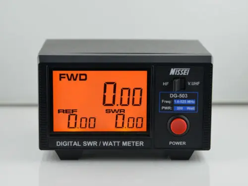 Nissei DG-503 цифровой ЖК-дисплей 3 5 дюйма SWR & Watt Meter для двусторонних радиостанций