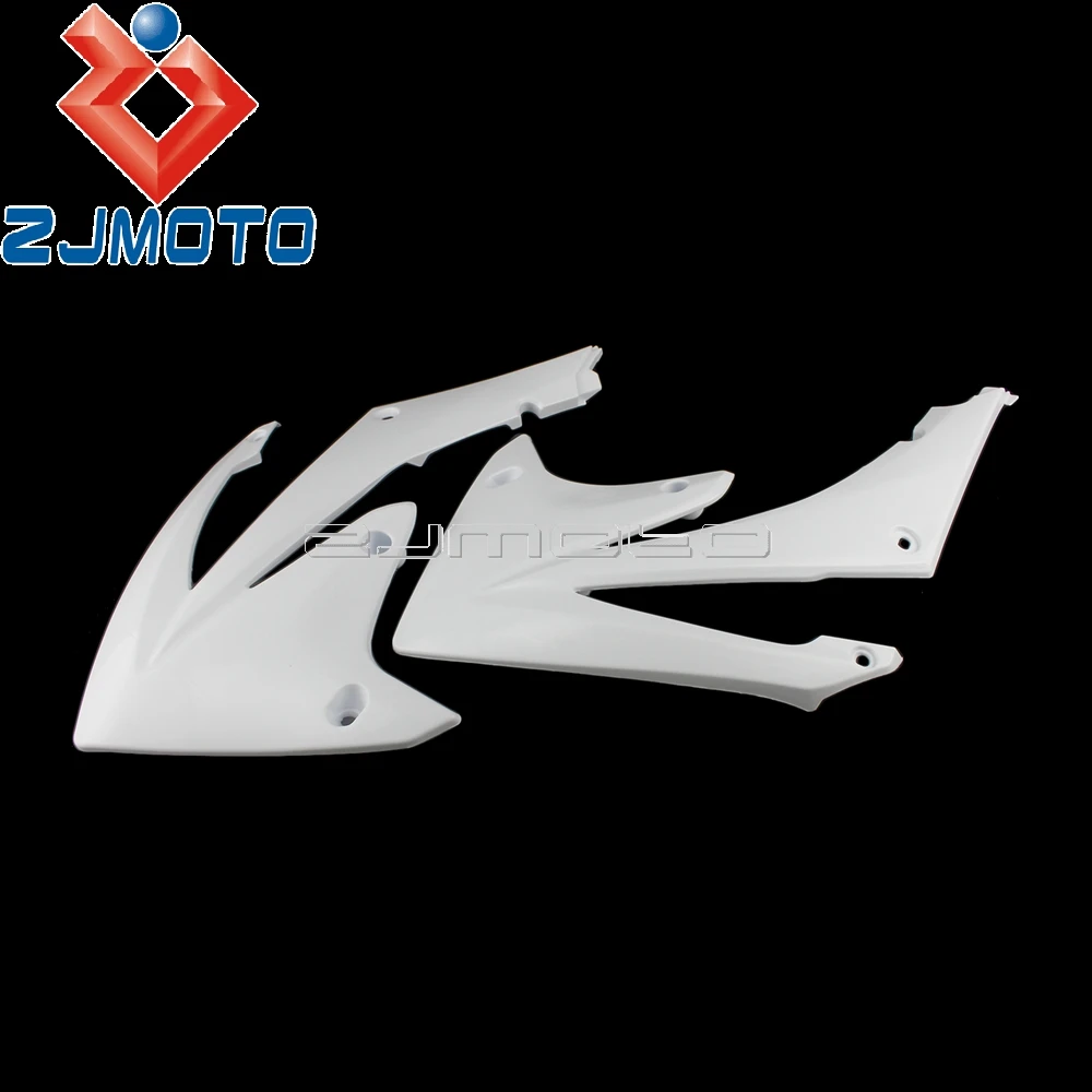 Белый защитный кожух радиатора для мотоциклетного велосипеда Honda CRF450R 2009-2012 CRF250R