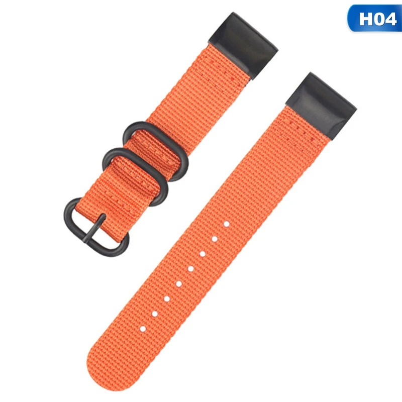 Quick Fit 26 мм/22 мм для NATO нейлон ремешок часов Garmin Fenix 5/5 Plus/Fenix 5X/Fenix 3/D2 Delta