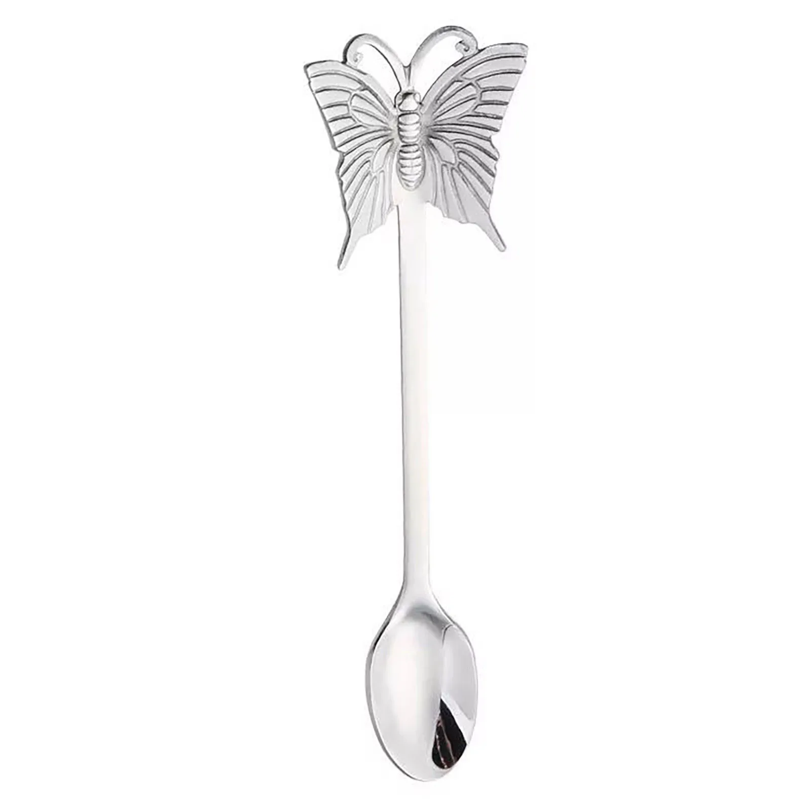 

Creative Stainless Steel Butterfly Spoon Dessert Cake Tea Set Coffee Spoon Kitch Dinner Tableware knife and fork Kitchen Tools