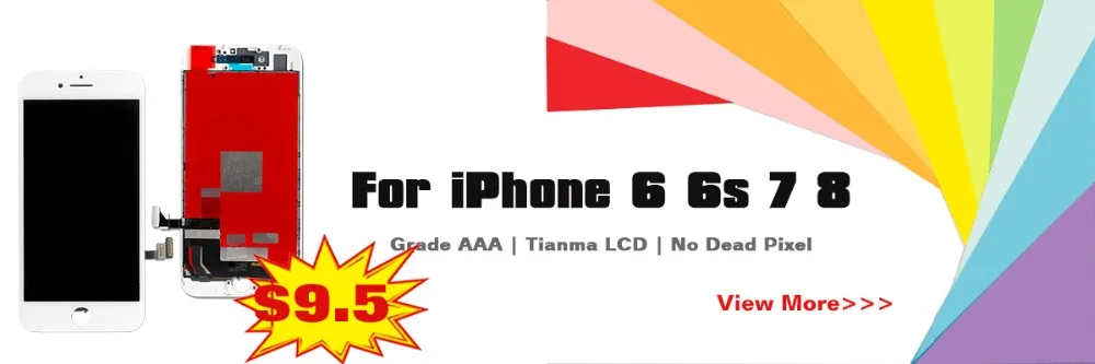 20 шт./лот протестированный дисплей для iPhone 6S Plus 7 Plus 8 Plus lcd сенсорный экран для iPhone 7 P 8 P 6SP дигитайзер сборка Pantalla