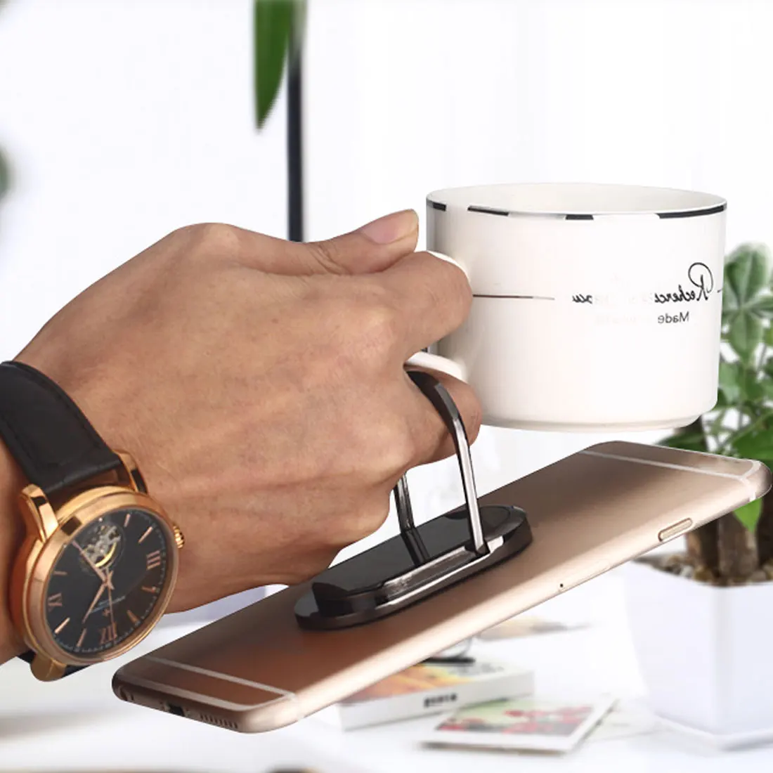 2 in 1 portable creative usb lighter can be used as a mobile phone holder multi function cigarette lighter accessory car free global shipping