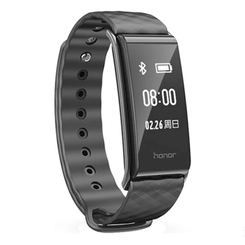 Оригинальный Huawei Honor A2 с монитором сердечного ритма браслет экраном 0 96 дюйма PMOLED