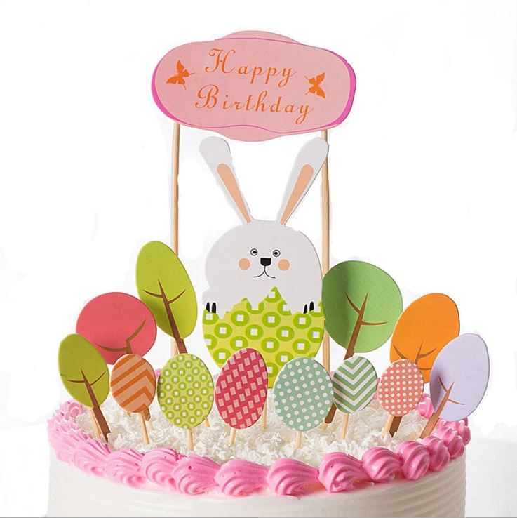 1 Набор розовый Топпер для кексов и тортов девочек мультяшное украшение детского