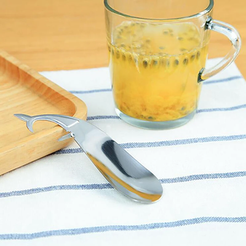 Горячая продажа маракуйи фруктовая ложка из нержавеющей стали открывалка для