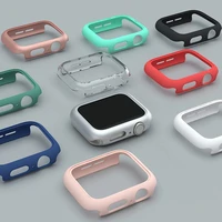 cover for apple watch case 45mm 41mm 44mm 40mm 42mm 38mm accessories pc protector bumper iwatch accessorie series 7 6 se 5 4 3 2