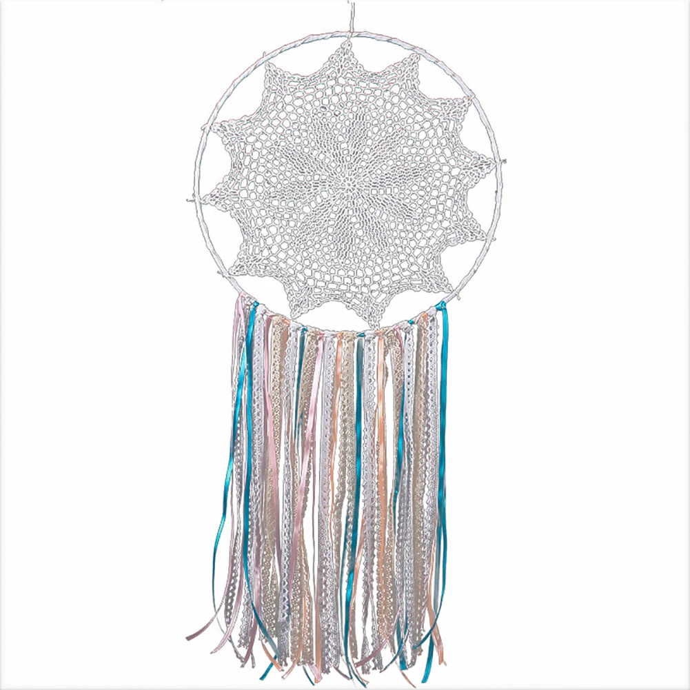 

Handmade Lace Dream Catcher Windchimes with Indian Style Car Wall Hanging Dreamcatcher Home Decoration
