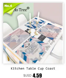Nordic Kitchen Table Mats Flower American Placemats Cup Coaster Rectangle Kitchen Placemat Doily Manteles Individuales De Mesa