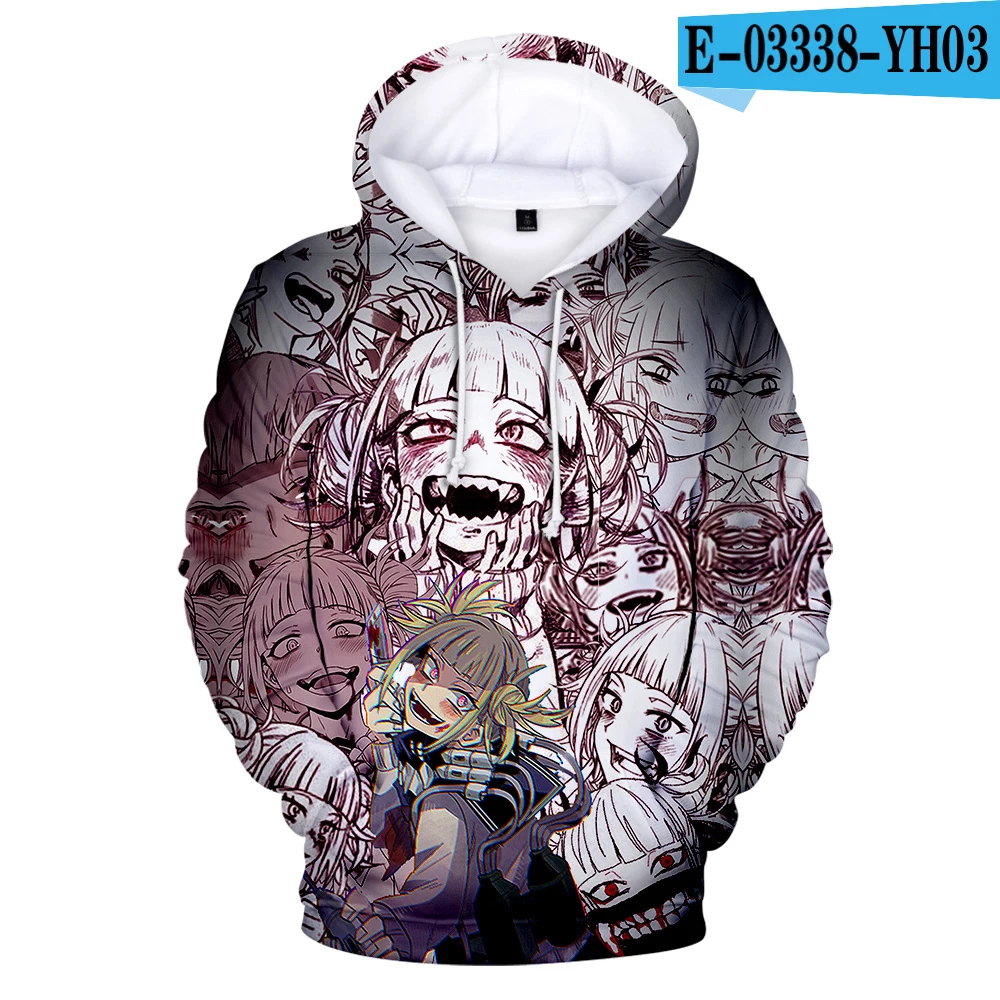 

2021 Anime Boku No Hero Academia 3D Hoodies Men Boy Streetwear Sweatshirts Kids Hip Hop Tracksuit Bakugou Collages Pullovers
