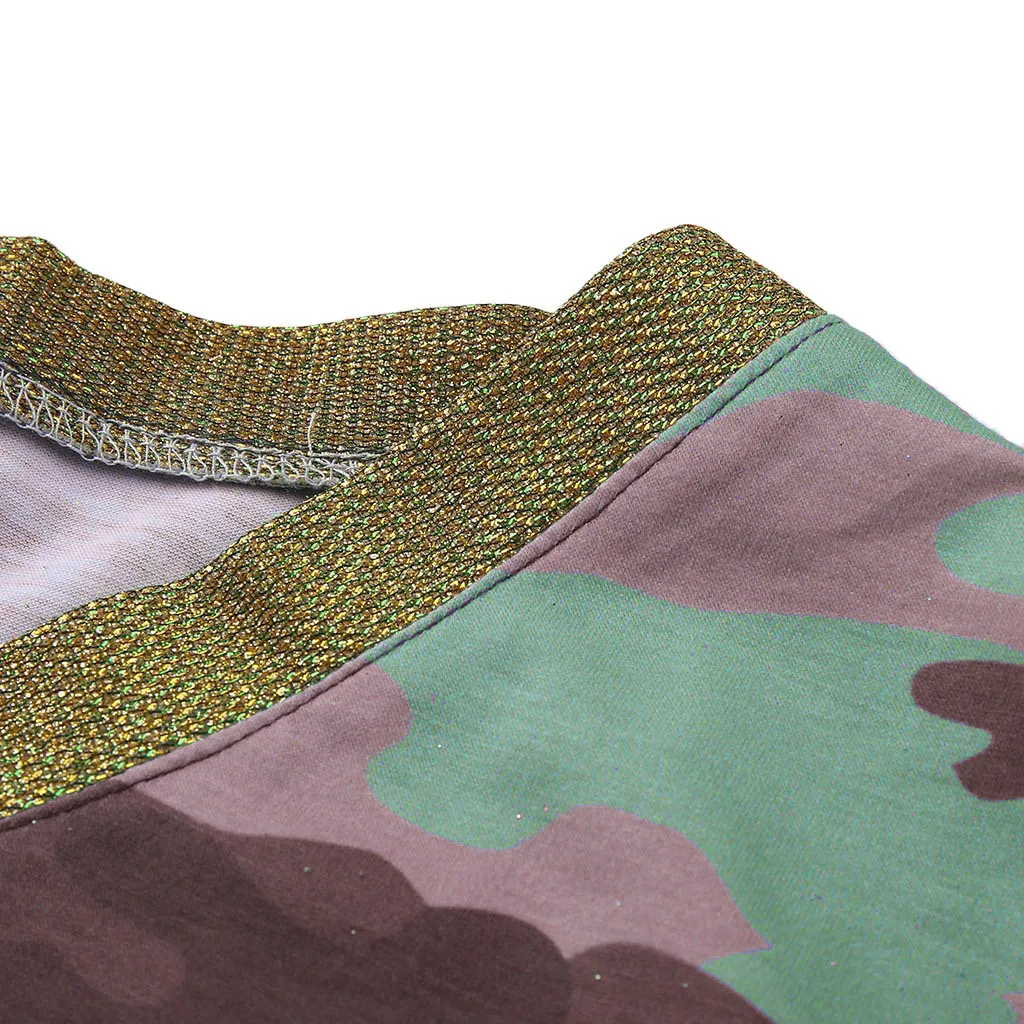 

Womail Women T-shirt Autumn New Female Camouflage Print Shirt Feminino Long Sleeve loose V-Neck Clothes Chemise Femme Plus size