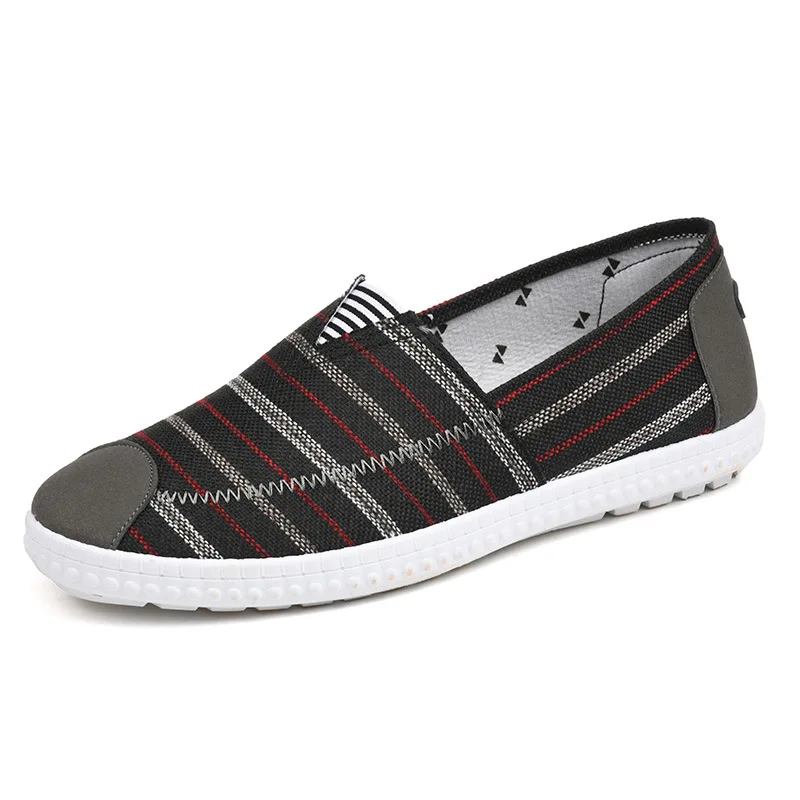 

Canvas shoes Cloth shoes driving flat soft bottom non-slip work shoes leisure low top shallow mouth men's cloth cool shoes