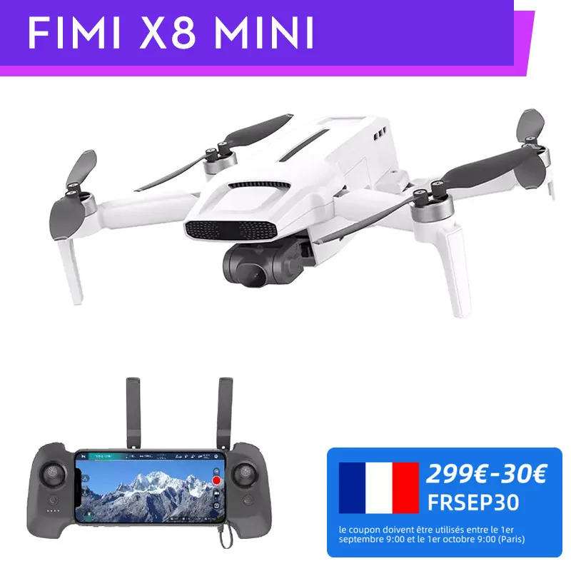 

FIMI X8 Mini Camera Drone 8km Transmission 4K Profesional Drones X8 Mini Dron Quadcopter with GPS Remote Control Helicopter