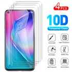 Стекло защитное Полноразмерное для Tecno Camon 15 Air, 4 шт., защитная пленка для телефона Camon15Air 15Air CD6 6,6 дюйма 2020