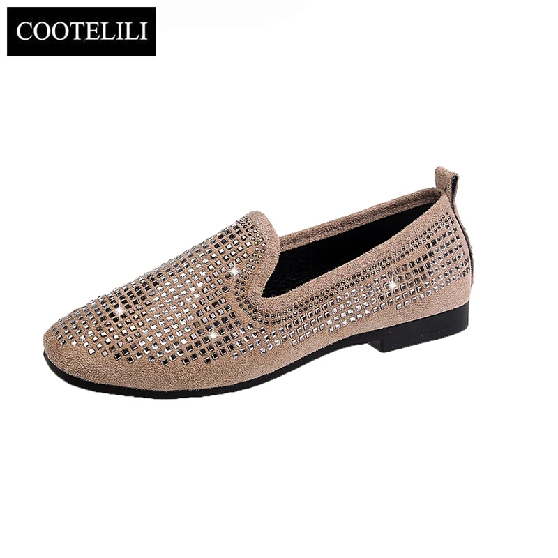 

LIBIELIy Nice Pop Fashion Shoes Flats Women Shoes For Woman Square Toe Slip On Flats 1cm Heel Basic Female Ladies Size 35-40