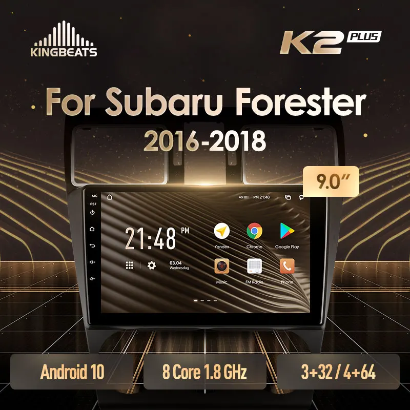 KingBeats штатное головное устройство For Subaru Forester 4 SJ 2016 2018 GPS автомагнитола на андроид