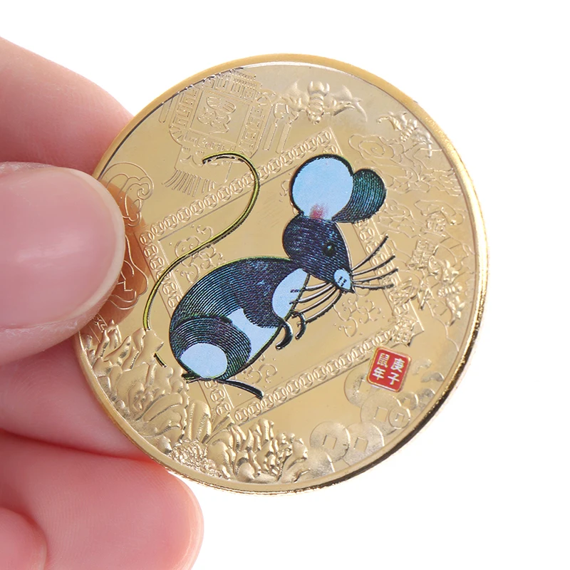 2020 год крысы вызов Монеты китайский памятный Зодиак сувенир коллекция монет