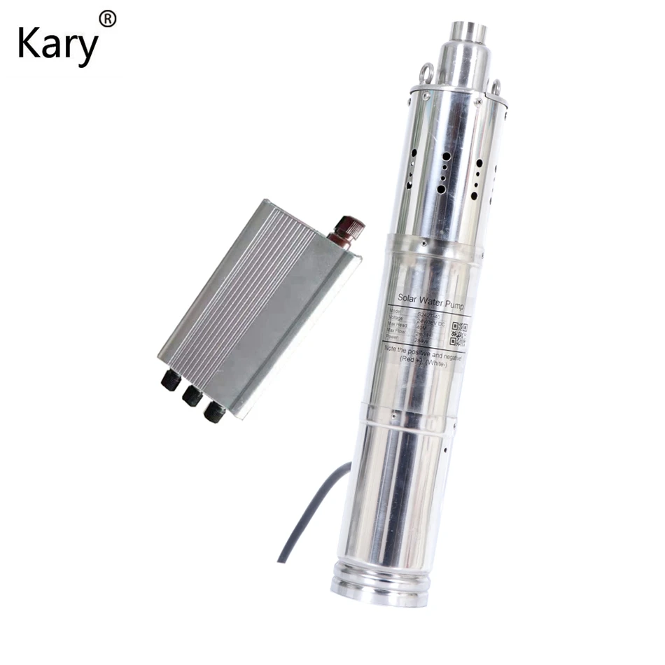 Kary lift 40m 3m 3/h 24v dc бесщеточный мотор Солнечный водяной насос для дома и фермы