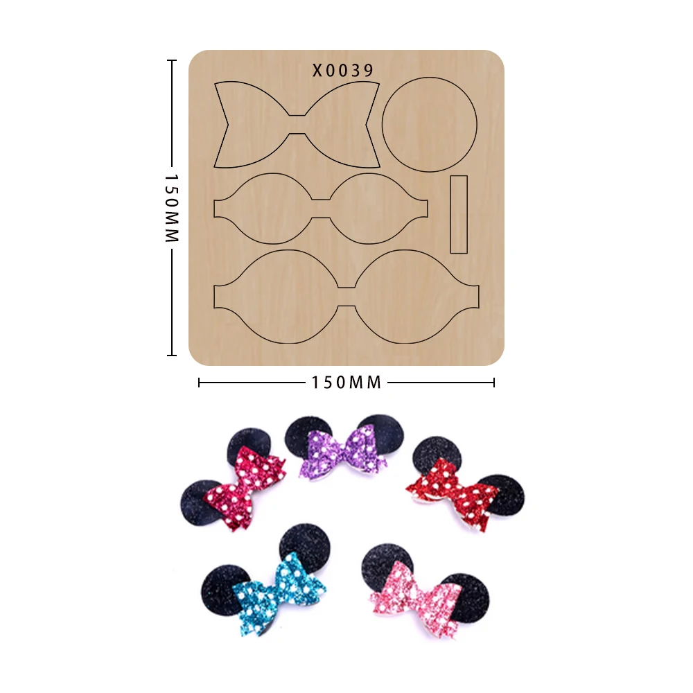 Высечки в виде банта деревянные сделай сам скрапбукинг высечки по дереву пресс