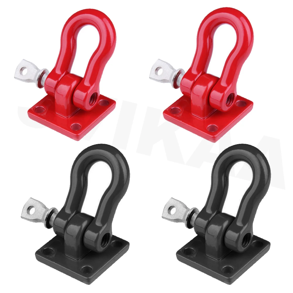 

Metal Tow Hook Trailer Shackle for 1/10 RC Crawler Car Traxxas TRX-4 Axial SCX10 90046 90047 TAMIYA CC01 RC4WD D90 D110 TF2