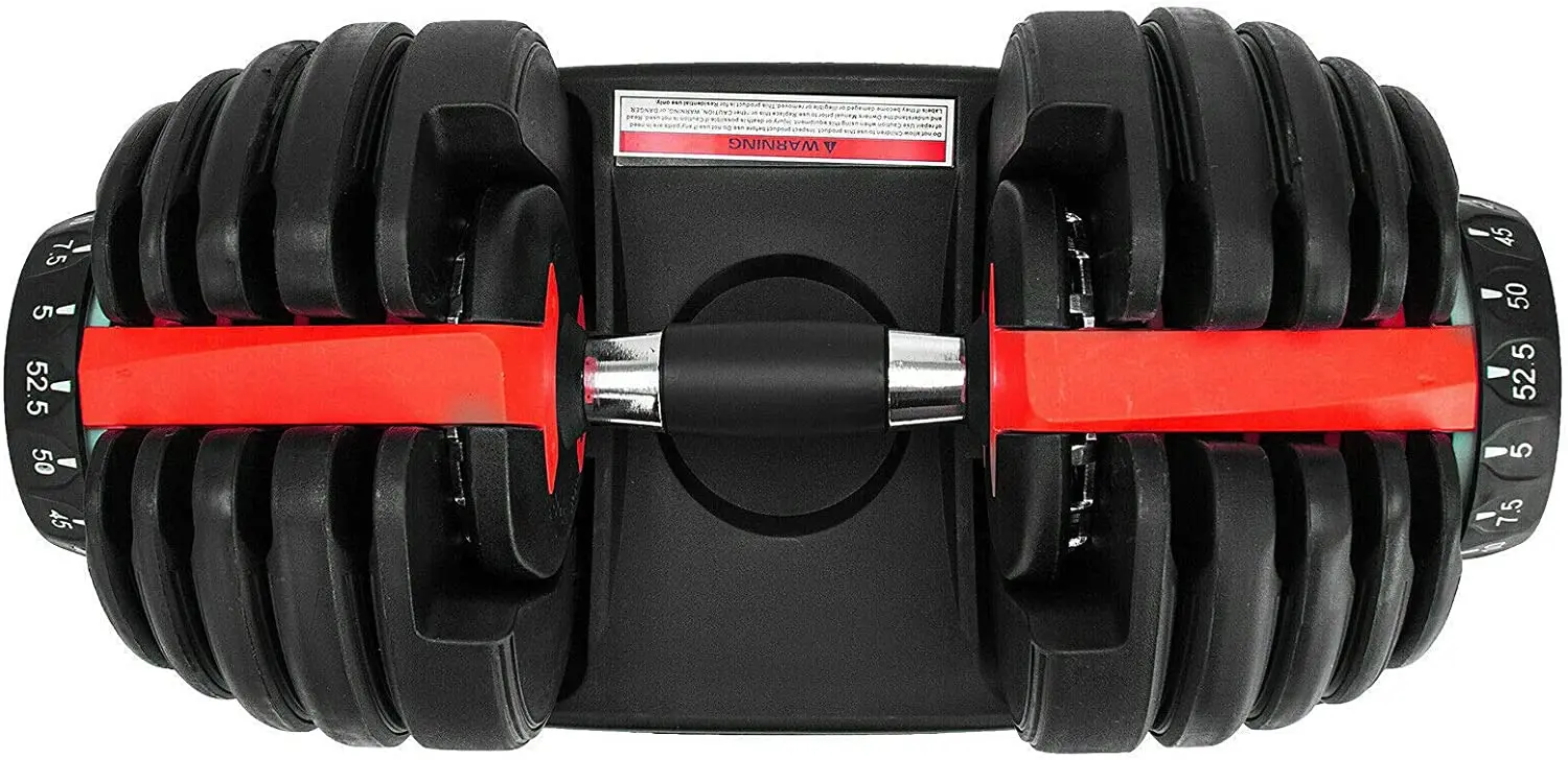 

Hot 24kg /52.2lbs 40kgs/88lbs Adjustable Dumbbell Workout Exercise Barbell Gym Equipment for Men Women Home Fitness Weight Gym