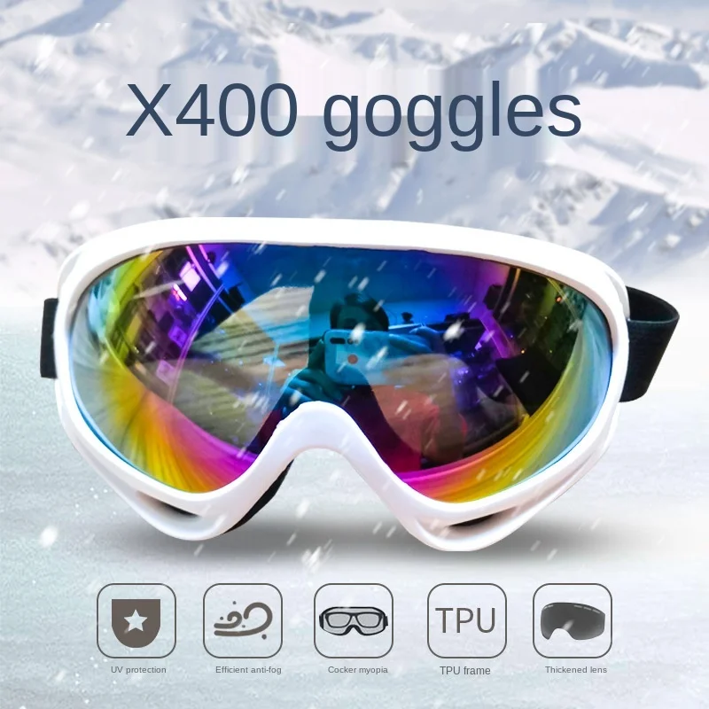 

X400 Ski Goggles Motorcycle Windproof Glasses Mountain Bike Cycling Goggles Sunglasses for Men