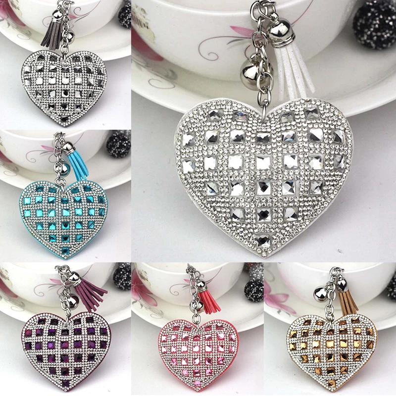 Подвеска в виде сердца из корейского бархата|Брелоки| |