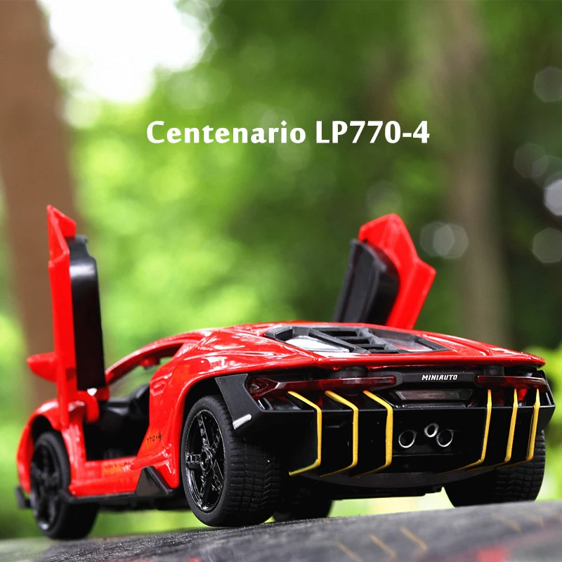 

Diecast Car 1:32 Model Simulation Alloy Sports Cars Metal Car With Lights Sound Pull Back Vehicles Toys Gifts For Kids Children