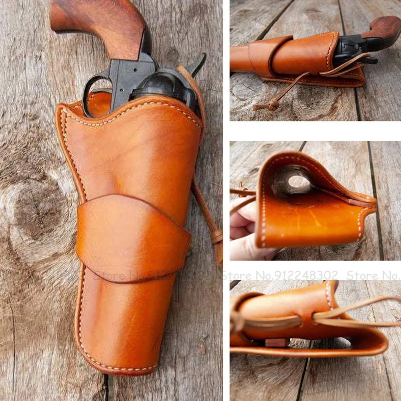 

Medieval Renaissance Retro PU Leather Western Cowboy Pistol Gun Holder Vintage Steampunk Men Women Knight Pirate Cosplay Costume