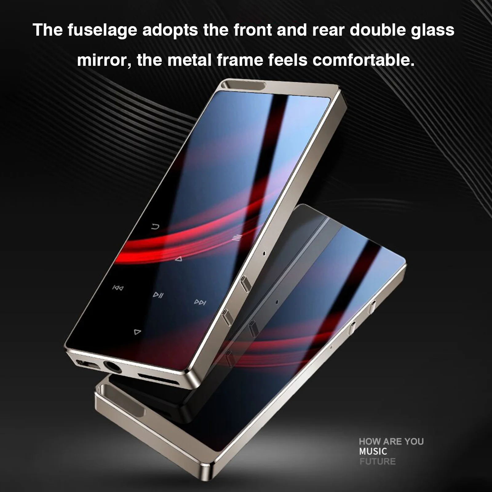 Портативный музыкальный MP3-плеер RUIZU D15 Bluetooth без потерь Hi-Fi плеер 1 8 дюйма TFT-экран