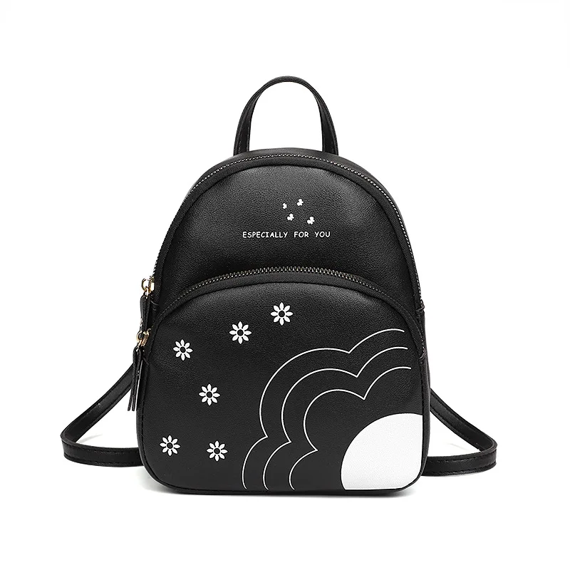 

Женский мини-рюкзак из искусственной кожи, с принтом