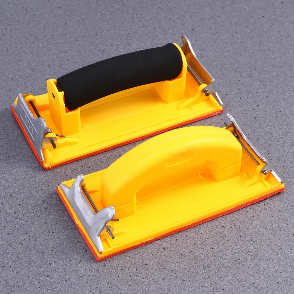 

Hand Grip Sandpaper Holder Sponge Handle Handheld Sand Paper Frame Grinding Polished Tools For Walls Woodworking Polishing Sandi