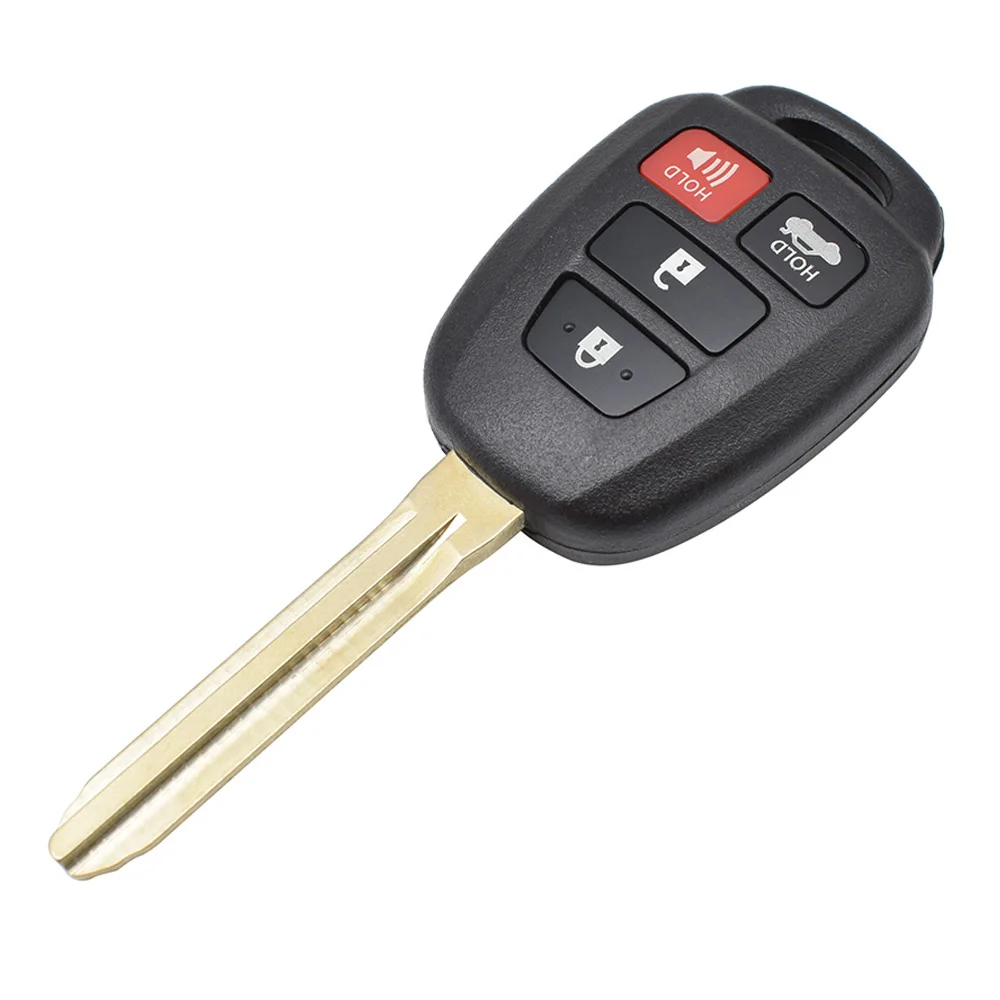 Корпус пульта дистанционного управления с 4 кнопками для Toyota Camry Corolla Prius Highlander RAV4