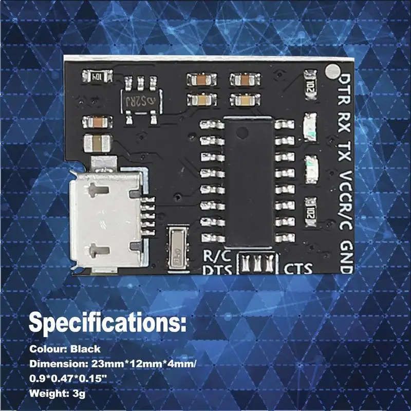 Для WEMOS Mini Breakout 5V 3,3 V CH340G USB для модуля последовательного адаптера