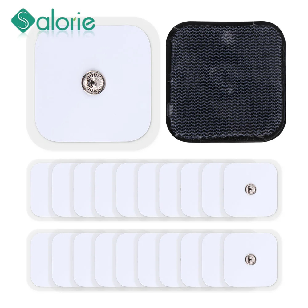 8 токопроводящих электродных прокладок массажер для акупунктуры тела