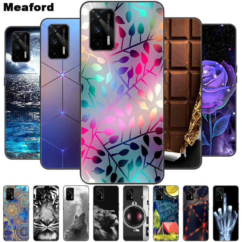 

For Realme GT 5G Case Shockproof Soft silicone TPU Back Cover For RealmeGT Neo 2 Neo2 T Phone Cases Realme GT Neo2T Cute Cartoon