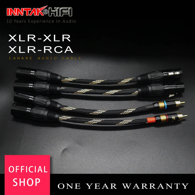 1 пара CANARE Профессиональный аудиокабель RCA-XLR/3Pin XLR к HIFI для усилителя DAC TV/0 2 М-5 м